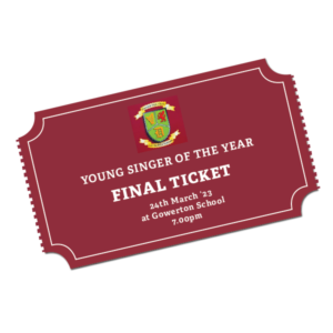 Ticket for the young singer of the year final