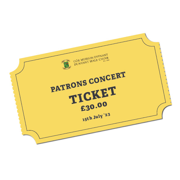 Patrons Concert £30 ticket